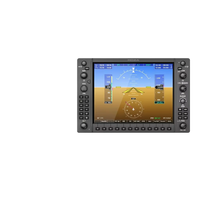Moza Mgx1000 Flight Dashboard Layar Ips G1000 10,4 inci Panel Kontrol Simulator Penerbangan dengan Tautan Layar Usb untuk Msfs X Plane