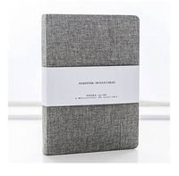 Carnet de composition à couverture en tissu rigide A6 B6, reliure cousue, pages lignées, plusieurs couleurs, papeterie, journal