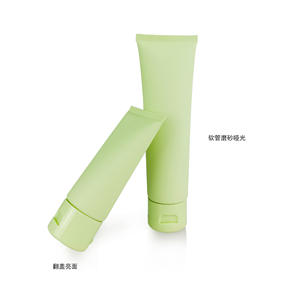 Tube souple en plastique vert vide de 50 ml et 100 ml avec logo personnalisé pour emballage cosmétique de voyage, crème de soin corporel et flacon de lavage du visage - Product Image 5