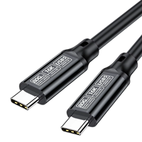 USB5 Typ-C Hochgeschwindigkeits-USB4 40G80Gbps Aluminiumlegierung Geflochtenes Datenkabel für 8K16K Bildschirmspiegelung 240W