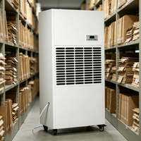 Nouveau déshumidificateur industriel commercial sur pied 168L/J, type armoire, sécheur d'air haute efficacité avec affichage numérique pour usine