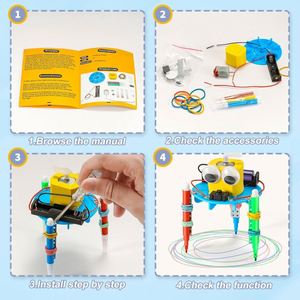 <span class=keywords><strong>Kit</strong></span> di <span class=keywords><strong>Robotica</strong></span> STEM per Bambini, Giocattolo Educativo di Ingegneria Scientifica, <span class=keywords><strong>Kit</strong></span> Robot STEM, Giocattoli STEM per Bambini - Product Image 6