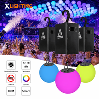 Système de levage motorisé pour boule cinétique LED RGBW DMX512, éclairage de scène pour concerts, églises, théâtres
