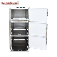 Réfrigérateur de Morgue en Acier Inoxydable, Qualité Commerciale, Congélateur Mortuaire à 3 Chambres pour Stockage de Cadavres avec Certifications CE ISO