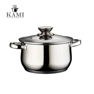 Venta directa de fábrica, calentamiento rápido, cacerola antiadherente para cocina, olla de acero inoxidable, cacerola para alimentos KM-S03 - Product Image 3