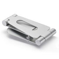 Support de bureau pliable et réglable en alliage d'aluminium pour téléphone et tablette de 4 à 10 pouces, personnalisable OEM, boîte couleur, étanche et flexible