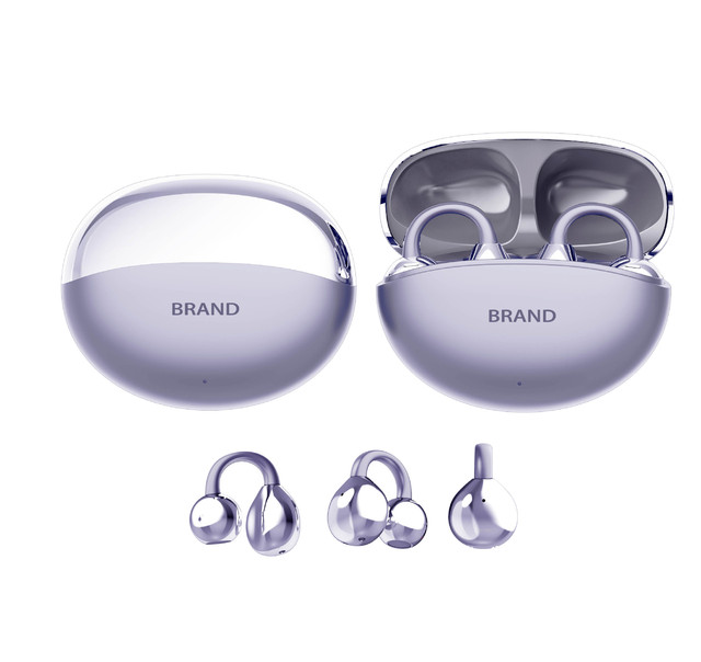 Open Ear Wireless Headphones Noise Cancelling Phone Earphone Clip On Bluetooth Earbuds Stereo Sound Tws Gaming Headset