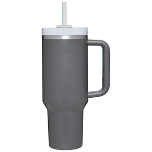 Bicchiere in acciaio inossidabile <span class=keywords><strong>a</strong></span> doppia parete nero blu <span class=keywords><strong>a</strong></span> <span class=keywords><strong>chiave</strong></span> bassa di vendita calda con coperchio in paglia - Product Image 1