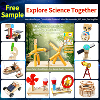 Kit de jouets en bois pour bébés, mini-artisanat scientifique et technologique, aide pédagogique pour expériences scientifiques, petit kit d'invention, bricolage fait main