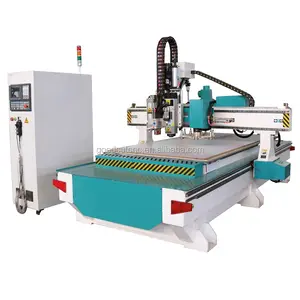 Chinese homemade auto tools changer wood cnc router 1325 automatic production line wood cutting machine for sale