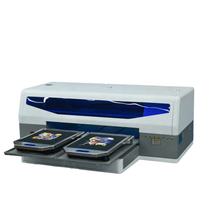 Factory Sale Best Price in All Size Digital Textile DTG Printer with Dual Head Multicolor for Mass Cotton Tshirt Printing