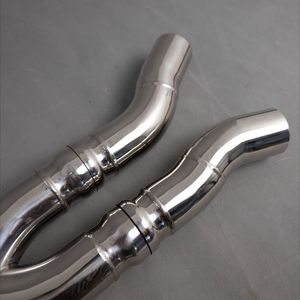 Tubo medio de escape de soldadura de oro cepillado para BMW G80 M3 G82 M4 S58 con resonador - Product Image 5