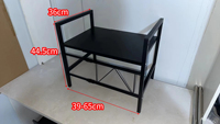Küchen-Metallorganizer mit Standmontage, Mikrowellenständer, Regal für Topfaufbewahrung