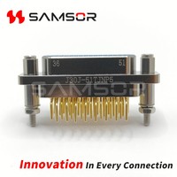 Connecteur Interchangeable de Haute Qualité Série J30J J30J-51TJN Connecteur Droit pour Circuits Imprimés pour Applications de Vol Spatial
