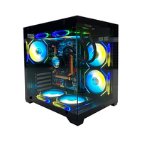 Pcooling Nouvelle Mode Offre Spéciale De Bureau M-atx Cas Ordinateur Gamer Pc Serveur Cas Avec Rgb Ventilateur De Refroidissement