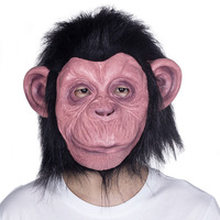 Máscara de Disfraz de Halloween de Látex de la Serie de Animales Divertidos para Fiesta de Carnaval, Máscara de Cosplay de Terror
