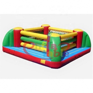 Structure <span class=keywords><strong>gonflable</strong></span> commerciale 4,5x4,5x2m, ring de lutte et jeux de boxe pour enfants avec souffleur - Product Image 2