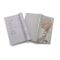 Film muet doré à chaud imperméable à l'eau, couverture souple parfaite, ensemble de romans Éditeur Service d'impression OEM Livre personnalisé