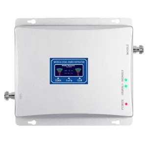 Aluminum alloy housing dual band CDMA850/GSM900mhz signal repeater mobile network signal booster