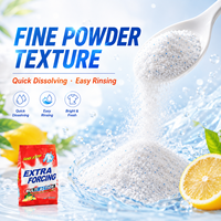 Lessive en poudre OEM 800g à forte mousse, parfum citron, la plus vendue, fabriquée en Chine