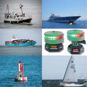 Feu de navigation LED portable à piles IP66, lampe de signalisation maritime 225 °   360 °   1 à 2 NM pour bateaux, yachts, bouées, navires - Product Image 5