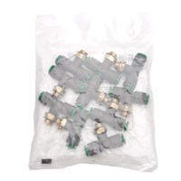 Banyak stok 10 Krt06-g01 Resistant Branch Tee Fitting, o6mm One-touch, G1/8 Baru, Asli, Tersedia, dengan Garansi Satu Tahun.