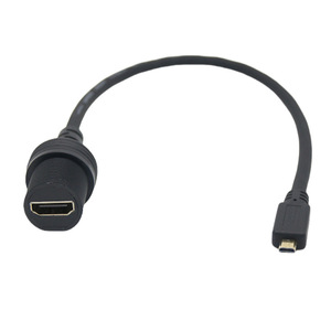 Câble Micro Hdmi vers HDMI femelle, extension étanche haute définition 4K pour connexion vidéo et audio - Product Image 3