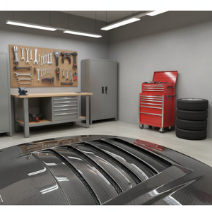 工場直販 日産 シルビア S14用 カーボンファイバー エンジンフード ボンネット - Product Image 4