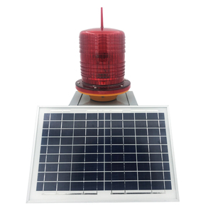 Lampada faro aeroporto pista di illuminazione 48V rosso luce blu aviatore solare doppio aviazione ostruzione luci per gru a torre