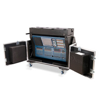Kkmark Numérique mélangeur table de travail vol route Bureau flip-prêt cas avec Niche et Roues pour Midas Pro 2 CC-TP