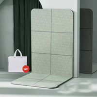Tapis de yoga pliables personnalisés avec logo, vente en gros, accessoires de gym pour femmes, antidérapants et épaissis, accessoires de Pilates