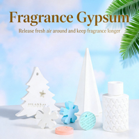 Diffuseur d'arômes en pierre de plâtre céramique parfumée personnalisée pour voiture, armoire et maison
