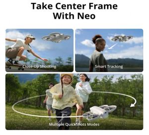 Drone D J Neo 135g, drone autonome qui vous suit, décollage depuis la paume de la main, suivi de sujet par IA, QuickShots, vidéo stabilisée - Product Image 3
