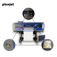 Machine d'impression d'étiquettes en feuille d'or Plusjet 24 "2 en 1 Imprimante à rouleaux PJ-60WA imprimante numérique UV DTF avec plastifieuse