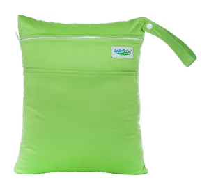 새로운 아기 천 기저귀 젖은 가방 방수 빨 편리한 제조 판매