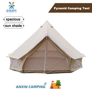 Tienda de lona de alta calidad para acampar, pirámide de yurta de desierto para hotel - Product Image 6