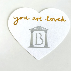 Cartoline di ringraziamento con Design personalizzato stampate in oro di lusso a forma di cuore in rilievo biglietti da visita di auguri artigianali con il tuo Logo - Product Image 4