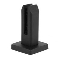Robinet en verre à base coudée en acier inoxydable 2205 Duples avec inclinaison à 45 degrés pour balustrade de rampe d'escalier