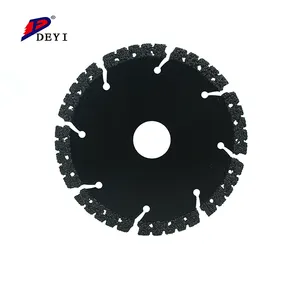 Cold Press Protective Teeth Abrasive Sandstone Material Stainless Steel Scroll Brazed Diamond Tire Cutting Saw Blade