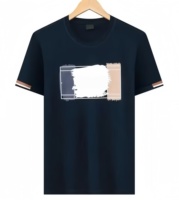 Camiseta Casual para Hombre 2026 con Pedrería, Ventilada, de Algodón Puro, Talla Grande, Estilo Retro, Exquisita y Transpirable