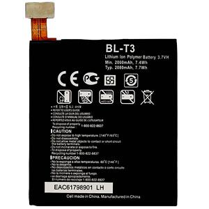 BL-T3 100% Hoge Kwaliteit Li-Ion Polyer Oplaadbare Batterij Voor LG Mobiele Telefoon Optimus Vu F 100S Optimus F100l Batterij - Product Image 1