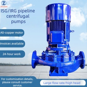 ปั๊มหอยโข่งแบบหลายระดับ ISG/IRG สำหรับท่อส่งน้ำแนวตั้ง 100 หัว 50 ปั๊มน้ำ  มอเตอร์สามเฟสแรงดันสูง สแตนเลส - Product Image 2