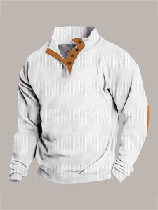 Sudadera de Jacquard americana europea para <span class=keywords><strong>hombre</strong></span>, jersey de lana de manga larga, sólido, cálido, táctico, transfronterizo para <span class=keywords><strong>Amazon</strong></span> - Product Image 6