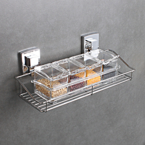Rak Dapur Baja Tahan Karat Modern Ramah Lingkungan Berkualitas Baik, Rak Penyimpanan Kamar Mandi, Tempat Penyimpanan Perlengkapan Mandi - Product Image 1