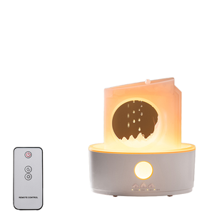 2025 New Raindrop Diffuser, 180ml Water Tank, 3-Color Light, Remote, Timed, Quiet, Ideal for Home Office & Gifting - Product Image 1