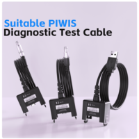 HUBOSWER Super Car Detector PIWIS Herramienta de Diagnóstico Automotriz III con Cable de Datos USB Certificado Push-Pull Auto-Bloqueante