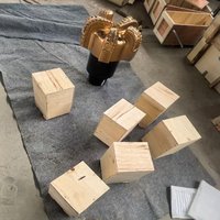 Forets de forage PDC API 6 1/2" à 5 ailettes, à rangée simple, avec coupeurs PDC 3 1/2" pour l'exploitation minière du charbon et les outils de forage