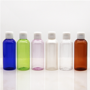 50ml Plastic Bottles Empty 50ml 60ml 100ml 120ml 150ml Clear PET Plastic Bottle With Flip Top Cap