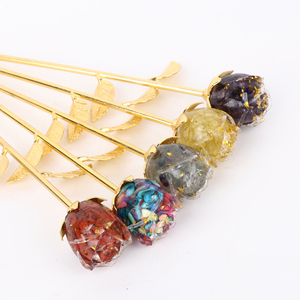 Cristal natural <span class=keywords><strong>jaspe</strong></span> rojo rosa cristal natural tallas de flores decoración del hogar regalo - Product Image 5
