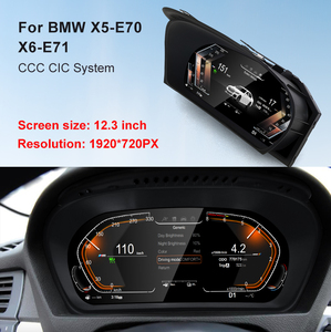 แผงหน้าปัดดิจิทัล LCD มาตรวัดความเร็วรถยนต์ stwei 2026 CarPlay สำหรับ BMW X5/X6 - Product Image 4